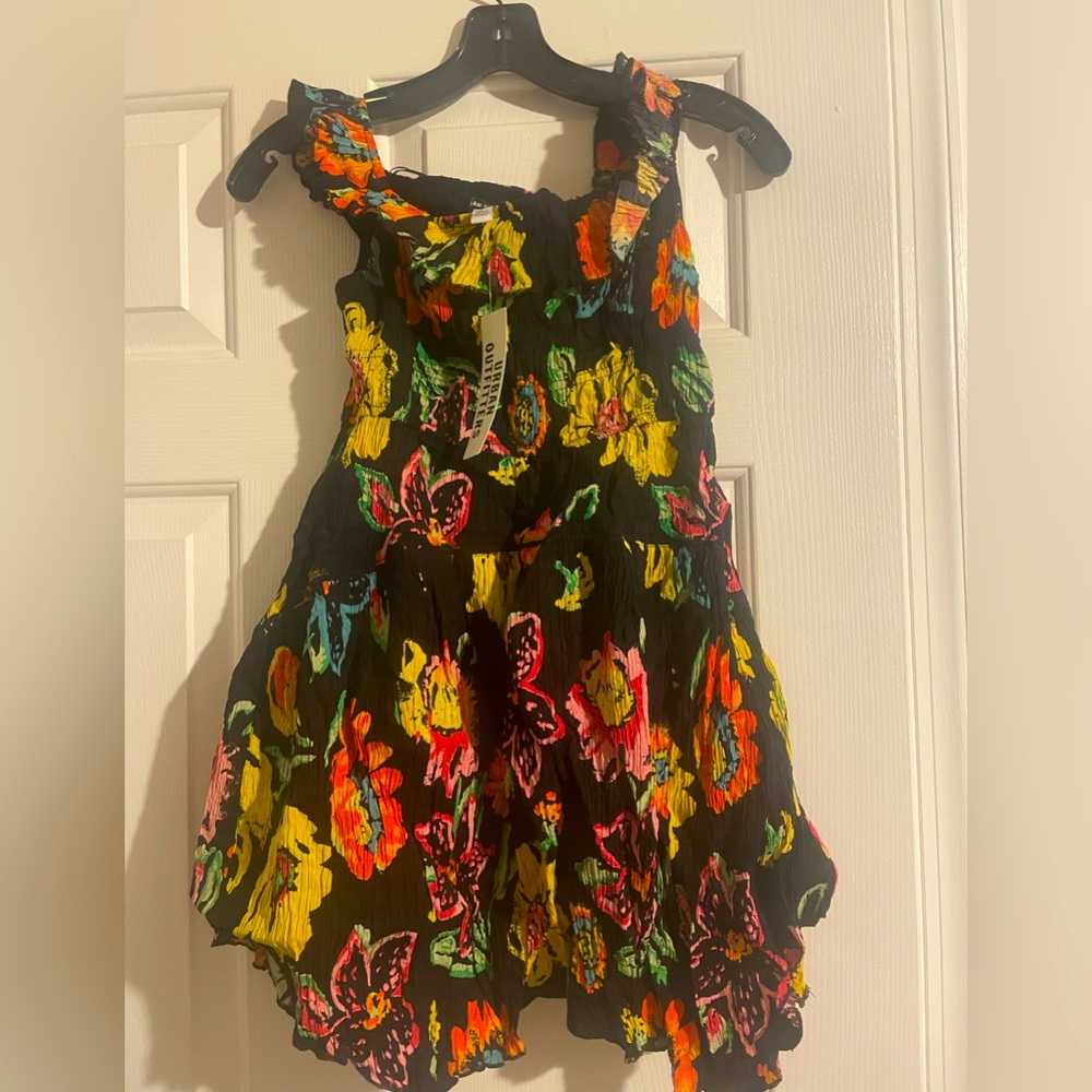 Urban Outfitters, floral S/M handkerchief shirt dress NEW with tags